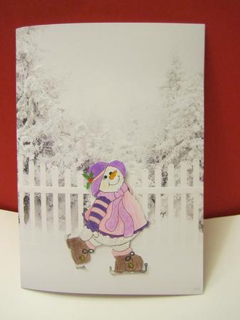 Xmas Skater by Denise Lada