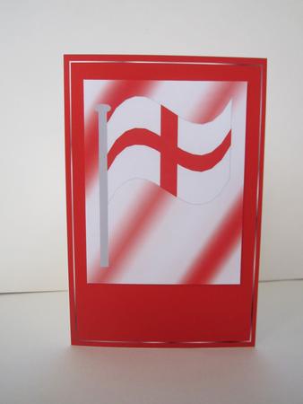 St Georges Day Card Front 1 by Denise Lada