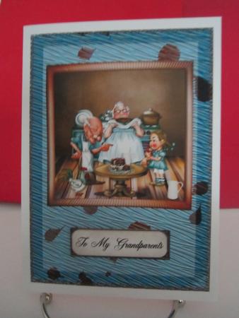 At Home with the Grandparents -  by Denise Lada