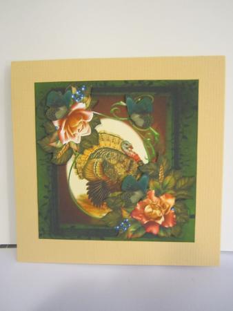 Fall Grace Topper with Decoupage by Denise Lada
