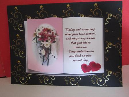 Wedding Book Card by Denise Lada