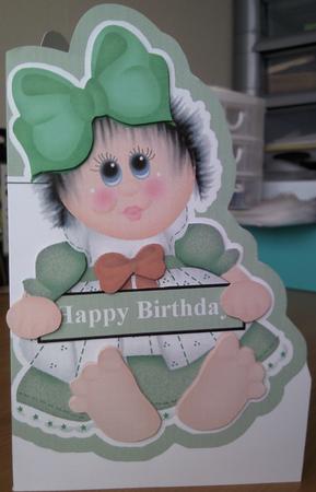 Baby Doll 3D Card by Denise MacLachlan