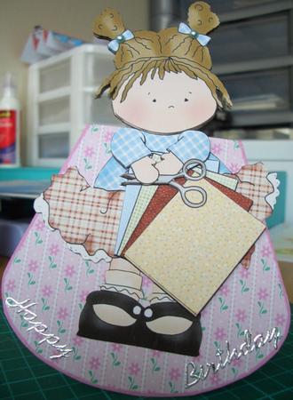 Paper Crafting Wobble Card by Denise MacLachlan