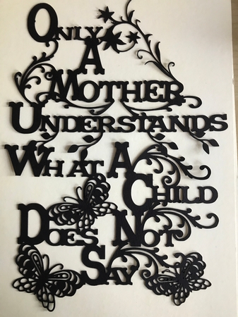 Paper Magic Frame Only a Mother by Denise Mason