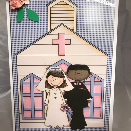 Ethnic Mixed Marriage 2 Church by Denise Mason