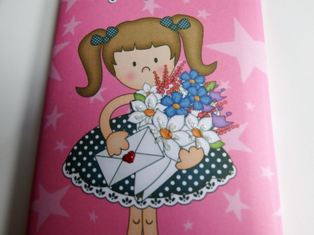 Girlz Liz's Flowers Thank You Teacher Chocolate Wrapper by Denise Clark