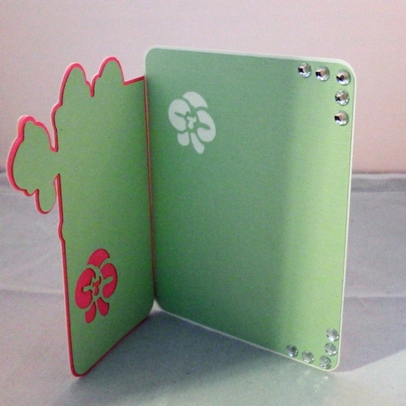 Phalaenopsis Orchid Card by Denise Clark