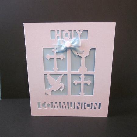 Holy Communion Card Template File by Denise Clark