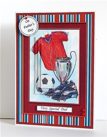 Fathers Day Greeting Stamps by Denise Murray
