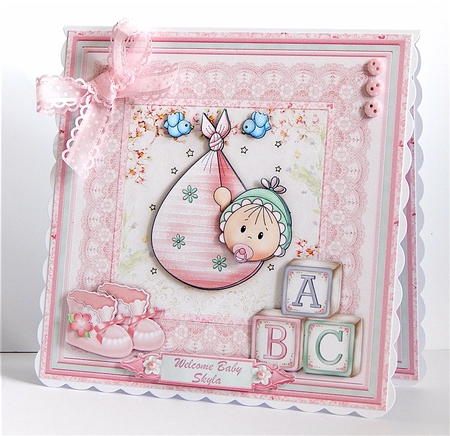 New Baby Girl Bundle Mini Kit & Decoupage by Denise Murray