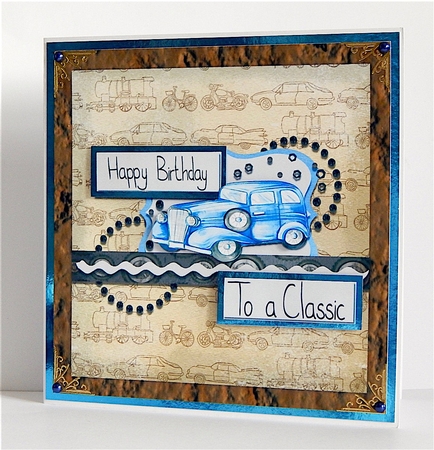 PS167 Antique Auto Front by Denise Murray