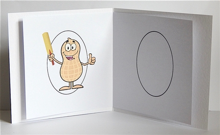 Cricket nut birthday insert by Denise Murray