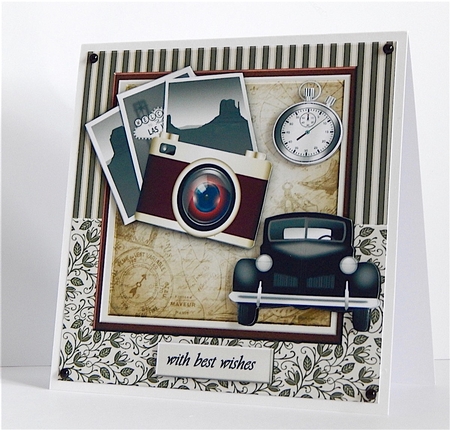 Male card Nostalgia by Denise Murray
