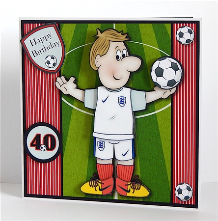 Football Crazy Mini Kit Birthday/Fathers Day by Denise Murray