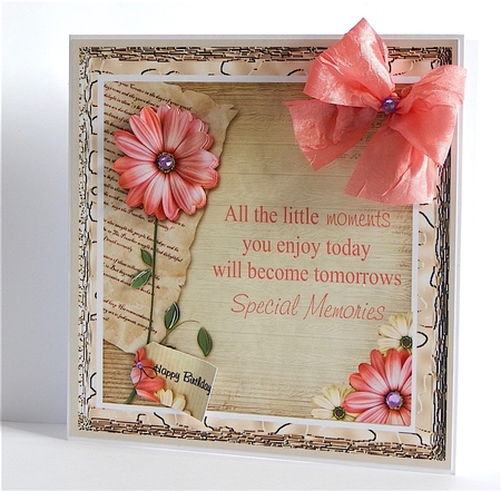 Pink Daisy Little Moments by Denise Murray