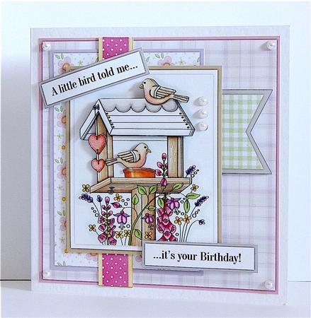 Birdhouse mini kit by Denise Murray