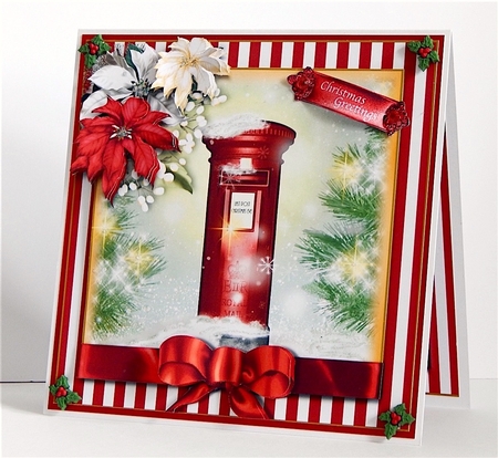 The Christmas Post Card Front Kit by Denise Murray