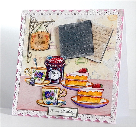Tea Room - Tea For Two by Denise Murray
