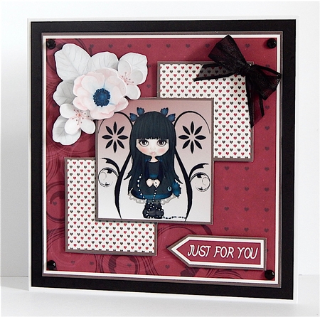 Lil Doll Teagen 6x6 Sketch Sheet by Denise Murray