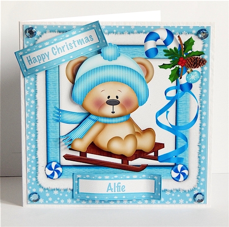 Ted goes sledging blue by Denise Murray