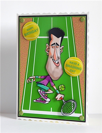 GAME SET & MATCH CELEBRITY TENNIS MINIKIT by Denise Murray