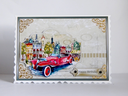 Drive through the city by Denise Murray