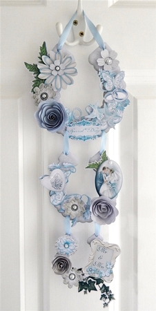 Something Old, Something New - Hanging Horseshoe Trio by Denise Murray