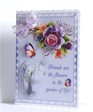 Friends are flowers mini kit 1 by Denise Murray