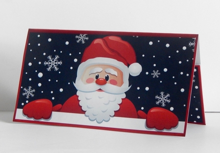 Santas Here Snowflake Gift/Money Wallet/Pocket/Envelope by Denise Murray