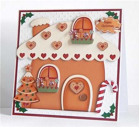 GINGERBREAD HOUSE TOPPER by Denise Murray