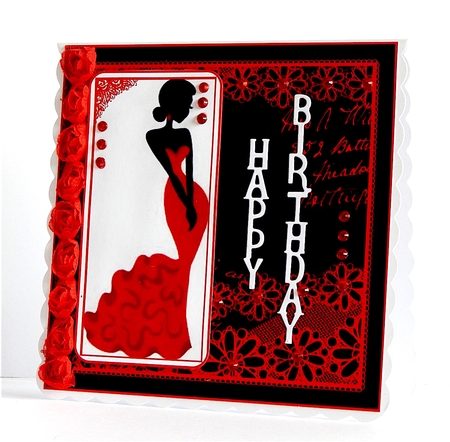 Lady In Red by Denise Murray