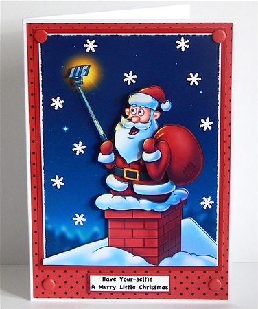 SANTA SELFIE A5 by Denise Murray