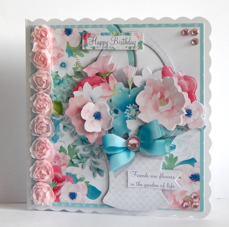 A Basket Of Flowers Friend/Mum/Sister/Niece by Denise Murray