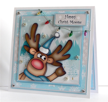 Happy ChristMoose Mini Kit by Denise Murray