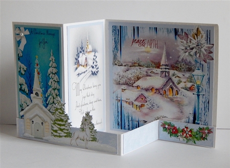 Z Fold Peace On Earth including Template by Denise Murray