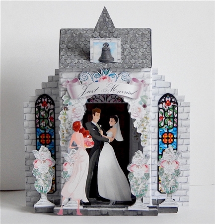 Going to the Chapel 3D What an Entrance! Card and Envelope Kit. by Denise Murray