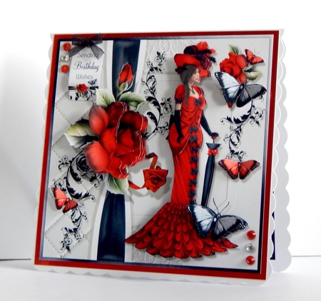 The Red Satin Dress by Denise Murray