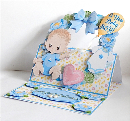 CIRCLET EASEL KIT - New Baby/ Birthday Boy Ages 1,2,&3 by Denise Murray