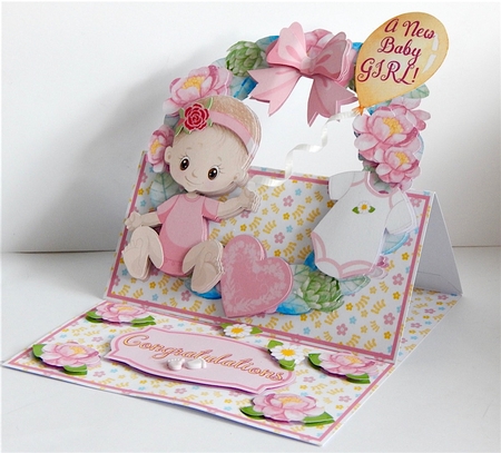 CIRCLET EASEL KIT - New Baby/ Birthday Girl Ages 1,2,&3 by Denise Murray