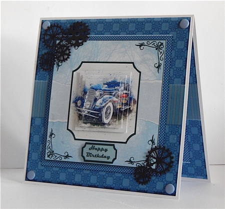 Watercolour Car 1 Kit by Denise Murray