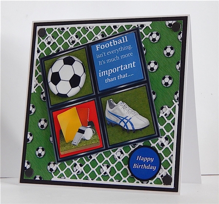 Football Fanatic Birthday by Denise Murray