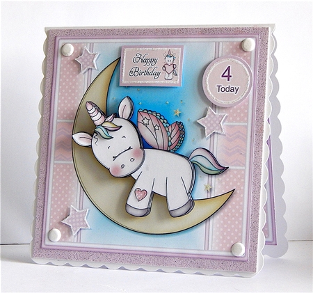 Sleeping Unicorn Mini Kit New Baby or Birthday with Ages 1 to 4 yrs by Denise Murray