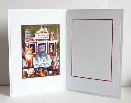 Cats Rule  Blank Insert by Denise Murray
