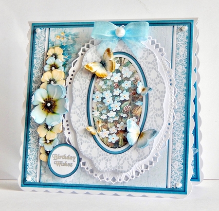 Vintage Shabby Floral Card Kit 1470 by Denise Murray