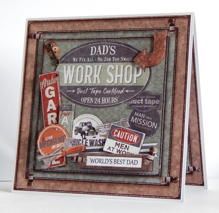 Dads Workshop Fathers Day Mini Kit by Denise Murray