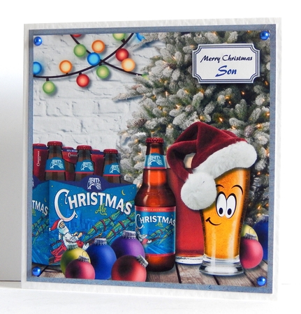 Christmas cheer male by Denise Murray
