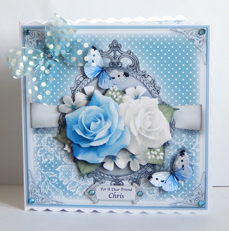 Polka Dots and Lace Flowers Bumper Kit by Denise Murray