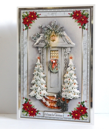 At Home for Christmas Decoupage Topper by Denise Murray