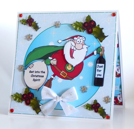 teacher Christmas wine by Denise Murray