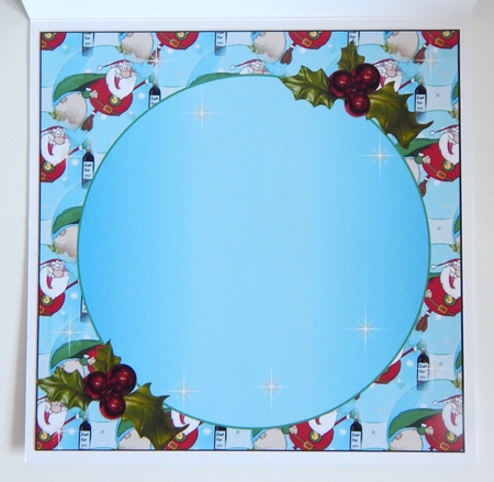 teacher Christmas wine insert by Denise Murray